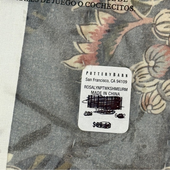 Pottery Barn Rosalyn Patchwork Quilted Cotton Euro Sham SINGLE - Picture 11 of 12